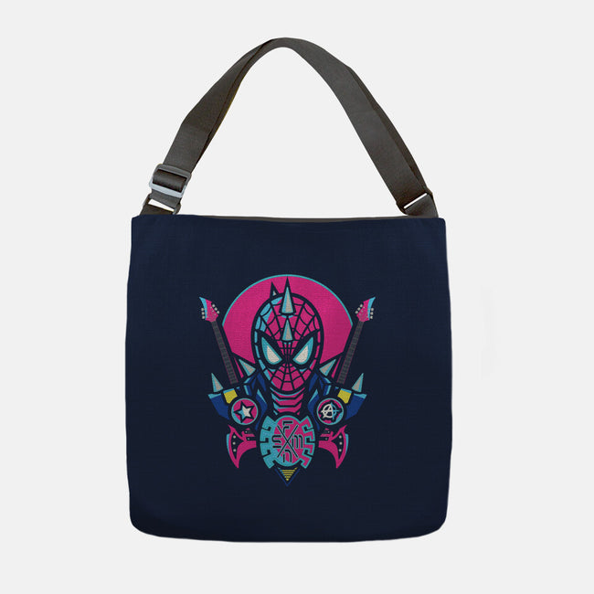 Spider Cyber Punk-None-Adjustable Tote-Bag-jrberger