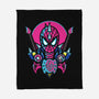 Spider Cyber Punk-None-Fleece-Blanket-jrberger