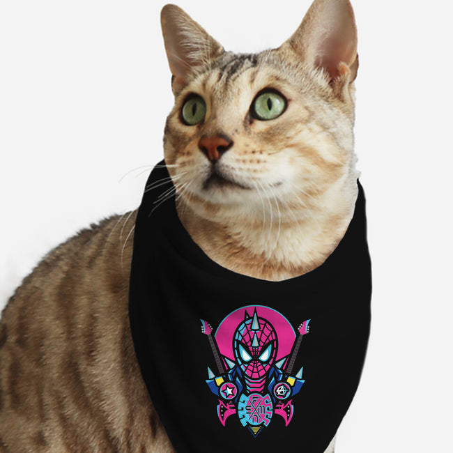 Spider Cyber Punk-Cat-Bandana-Pet Collar-jrberger