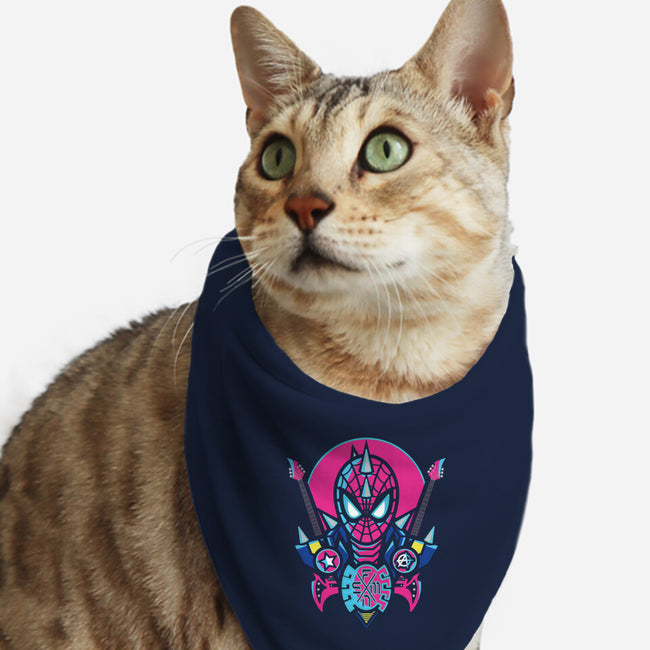 Spider Cyber Punk-Cat-Bandana-Pet Collar-jrberger