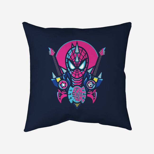 Spider Cyber Punk-None-Removable Cover-Throw Pillow-jrberger
