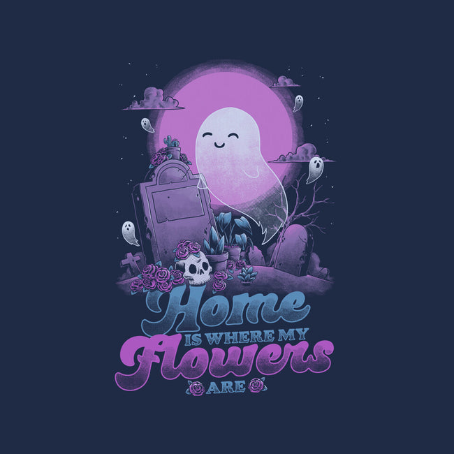 Ghost Home Flowers-Unisex-Crew Neck-Sweatshirt-Studio Mootant