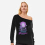 Ghost Home Flowers-Womens-Off Shoulder-Sweatshirt-Studio Mootant