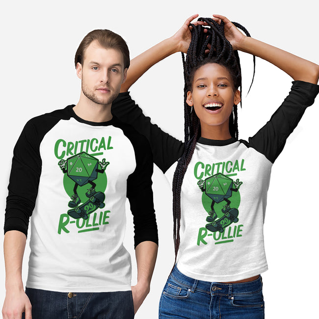 Critical R-ollie-Unisex-Baseball-Tee-Studio Mootant