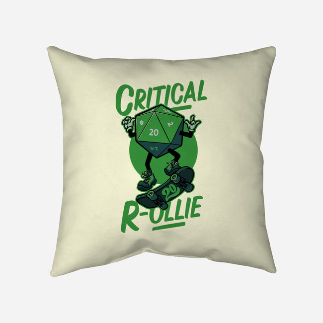 Critical R-ollie-None-Non-Removable Cover w Insert-Throw Pillow-Studio Mootant