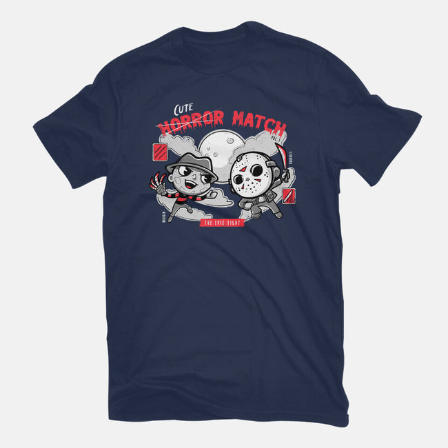 Cute Horror Match-Mens-Premium-Tee-Ca Mask