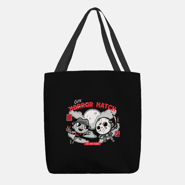 Cute Horror Match-None-Basic Tote-Bag-Ca Mask