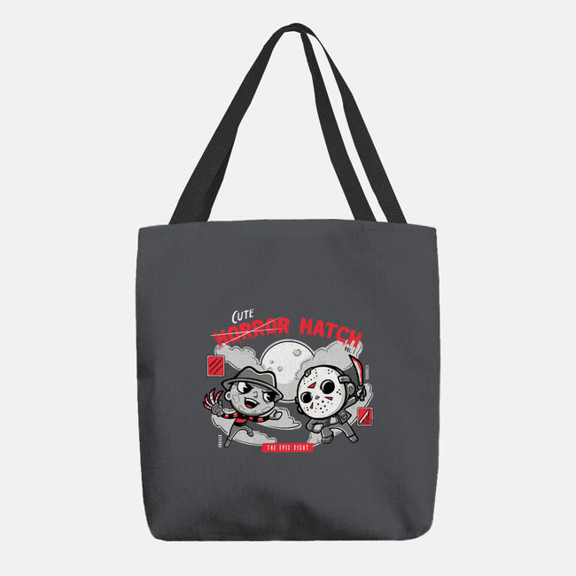 Cute Horror Match-None-Basic Tote-Bag-Ca Mask