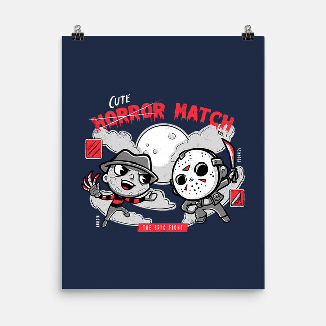 Cute Horror Match-None-Matte-Poster-Ca Mask