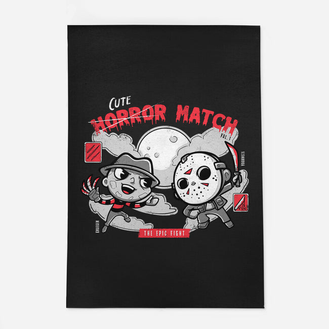 Cute Horror Match-None-Outdoor-Rug-Ca Mask