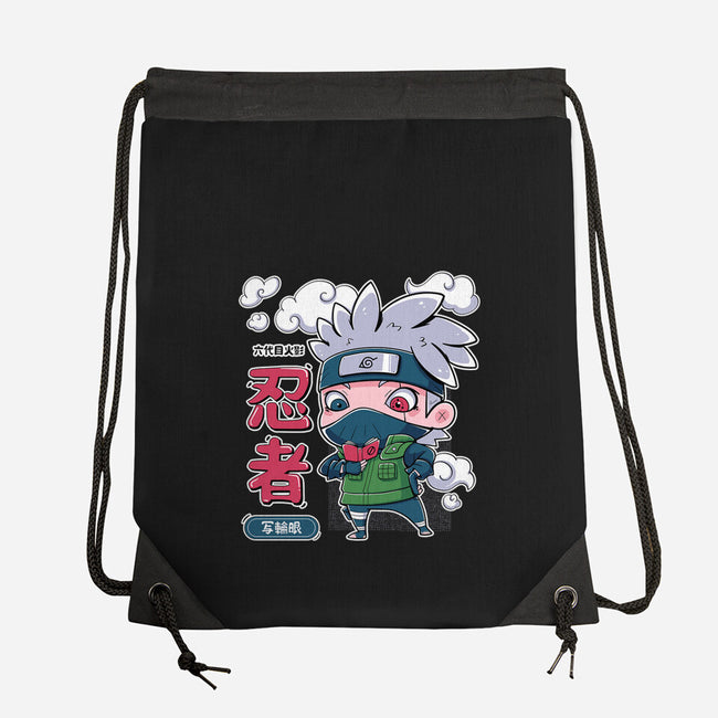 Cute Kakashi-None-Drawstring-Bag-Ca Mask