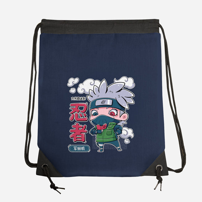 Cute Kakashi-None-Drawstring-Bag-Ca Mask