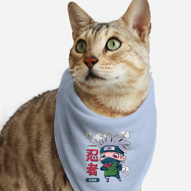 Cute Kakashi-Cat-Bandana-Pet Collar-Ca Mask