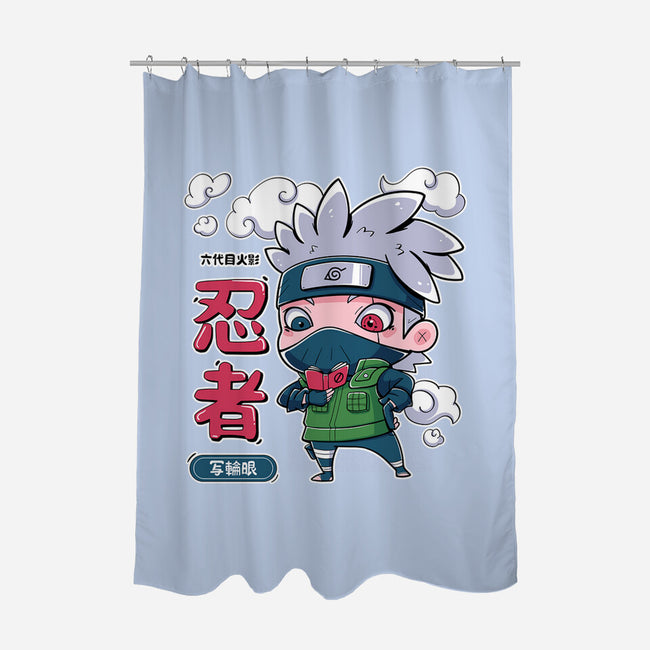 Cute Kakashi-None-Polyester-Shower Curtain-Ca Mask
