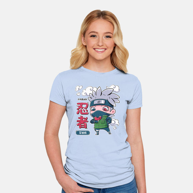 Cute Kakashi-Womens-Fitted-Tee-Ca Mask