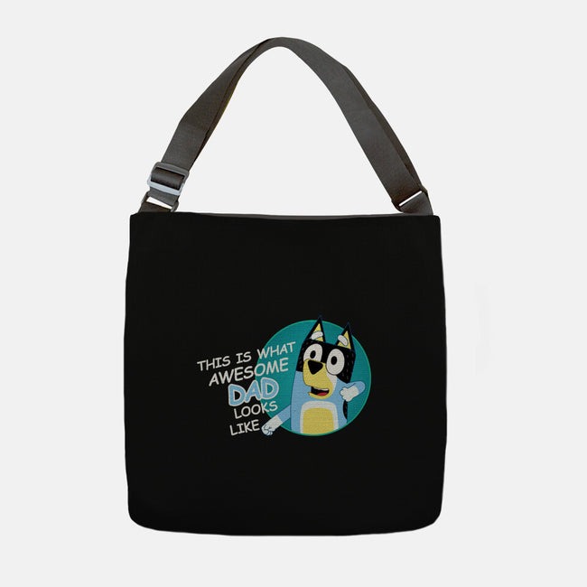 Awesome Dad-None-Adjustable Tote-Bag-MaxoArt