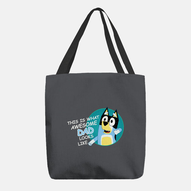Awesome Dad-None-Basic Tote-Bag-MaxoArt