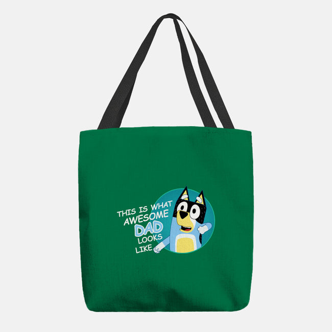Awesome Dad-None-Basic Tote-Bag-MaxoArt