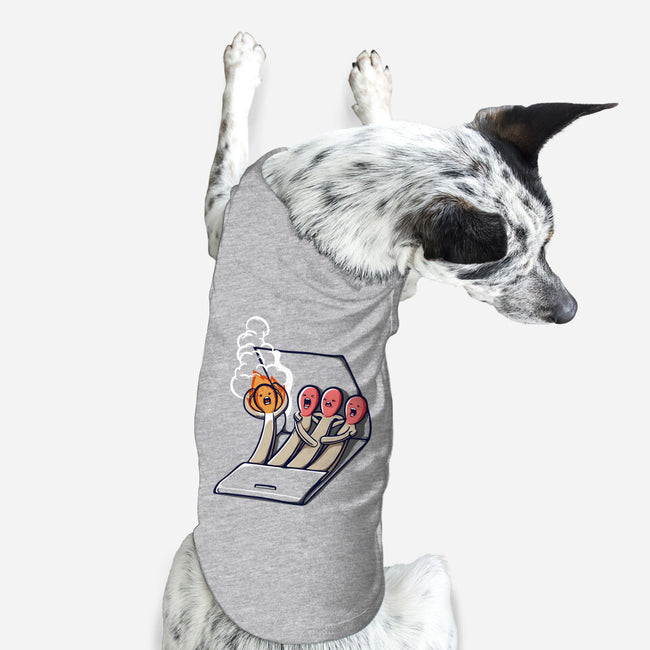 Don't Play With Fire-Dog-Basic-Pet Tank-Xentee