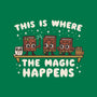 Where The Magic Happens-Womens-Fitted-Tee-Weird & Punderful