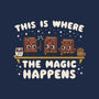 Where The Magic Happens-Womens-Fitted-Tee-Weird & Punderful