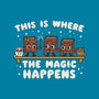 Where The Magic Happens-Womens-Basic-Tee-Weird & Punderful