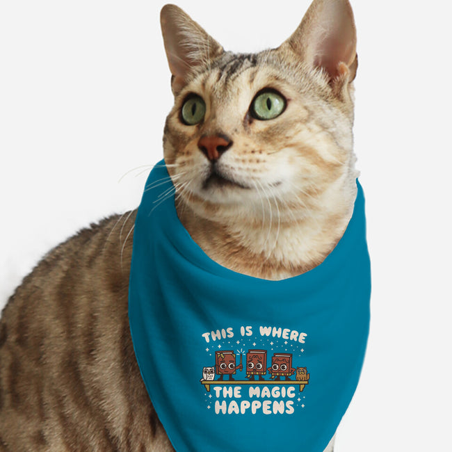 Where The Magic Happens-Cat-Bandana-Pet Collar-Weird & Punderful