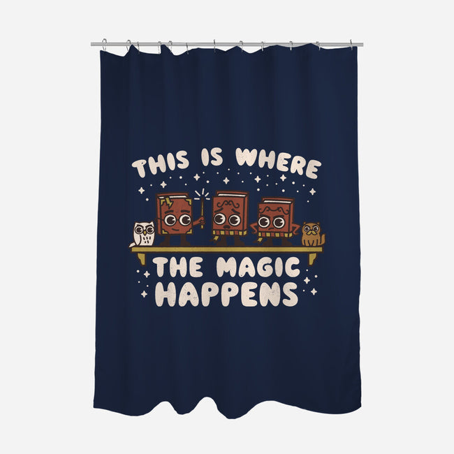 Where The Magic Happens-None-Polyester-Shower Curtain-Weird & Punderful