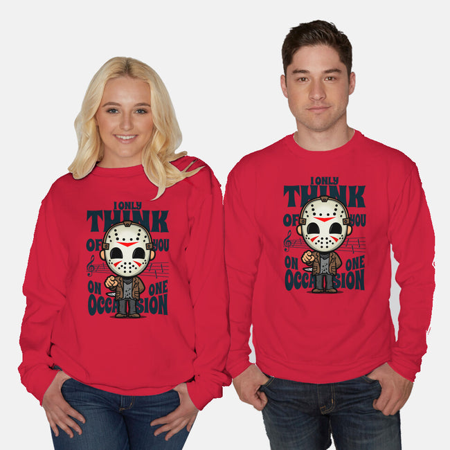 One Occasion-Unisex-Crew Neck-Sweatshirt-Boggs Nicolas