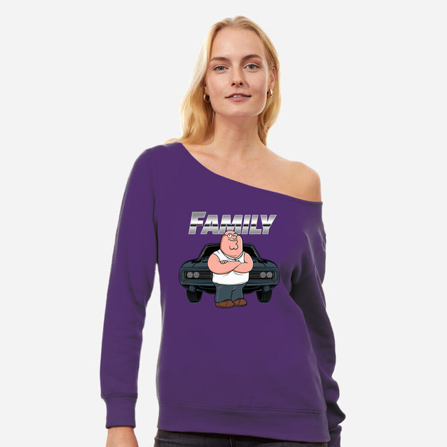 Peter Toretto-Womens-Off Shoulder-Sweatshirt-gaci