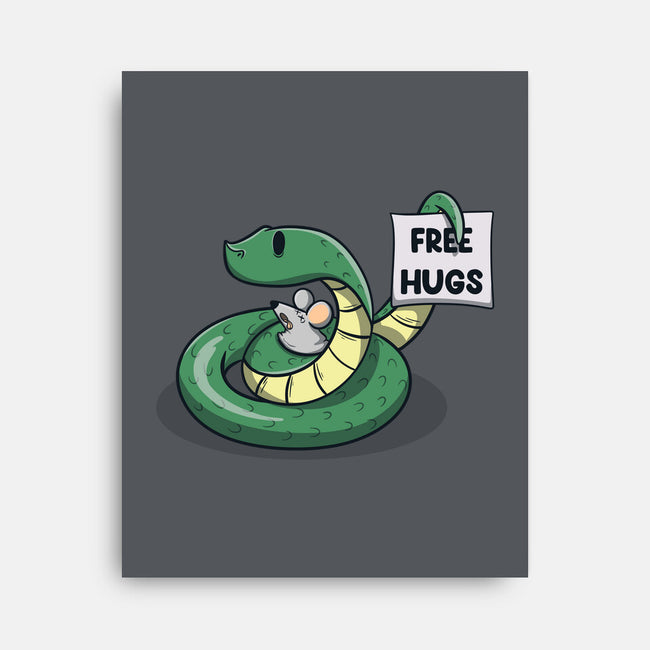 Hugs Are Free-None-Stretched-Canvas-Claudia
