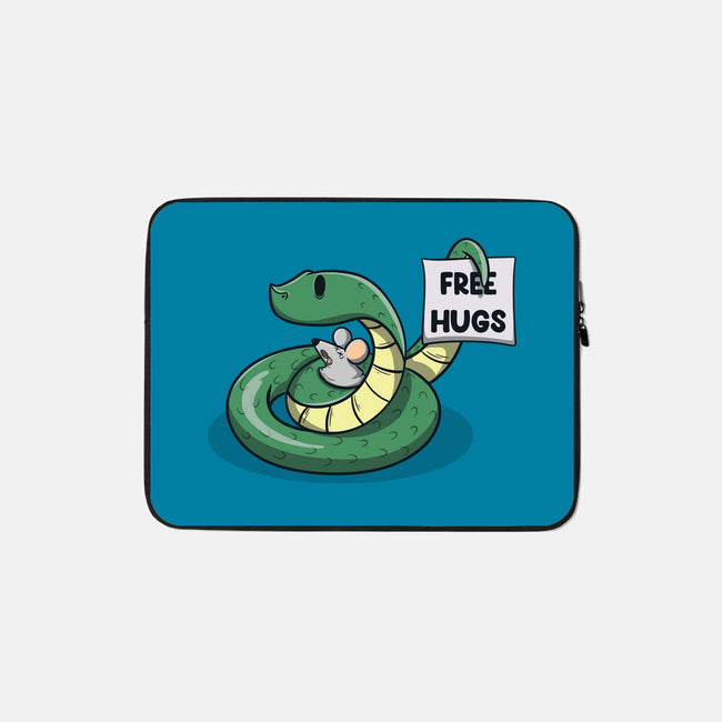 Hugs Are Free-None-Zippered-Laptop Sleeve-Claudia