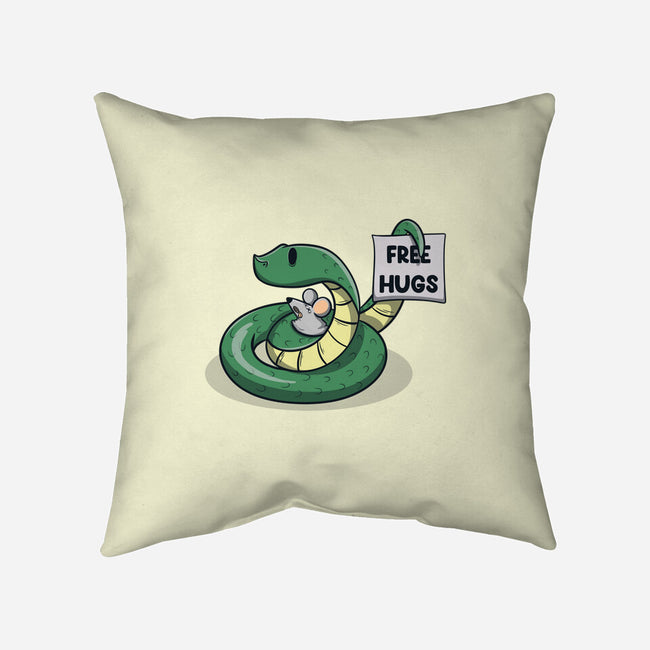 Hugs Are Free-None-Non-Removable Cover w Insert-Throw Pillow-Claudia