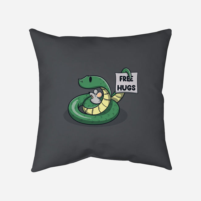 Hugs Are Free-None-Removable Cover w Insert-Throw Pillow-Claudia