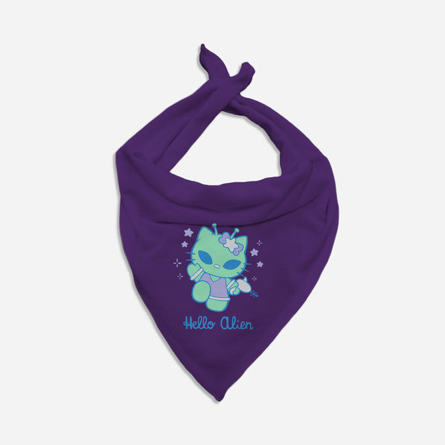 Hello Alien-Cat-Bandana-Pet Collar-xMorfina