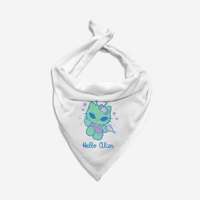 Hello Alien-Cat-Bandana-Pet Collar-xMorfina