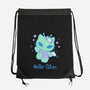 Hello Alien-None-Drawstring-Bag-xMorfina