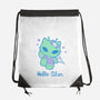 Hello Alien-None-Drawstring-Bag-xMorfina