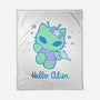 Hello Alien-None-Fleece-Blanket-xMorfina