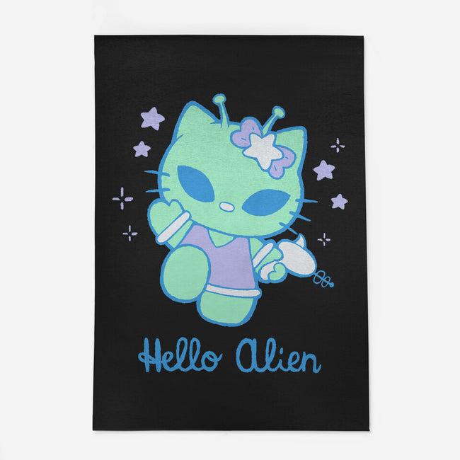 Hello Alien-None-Indoor-Rug-xMorfina