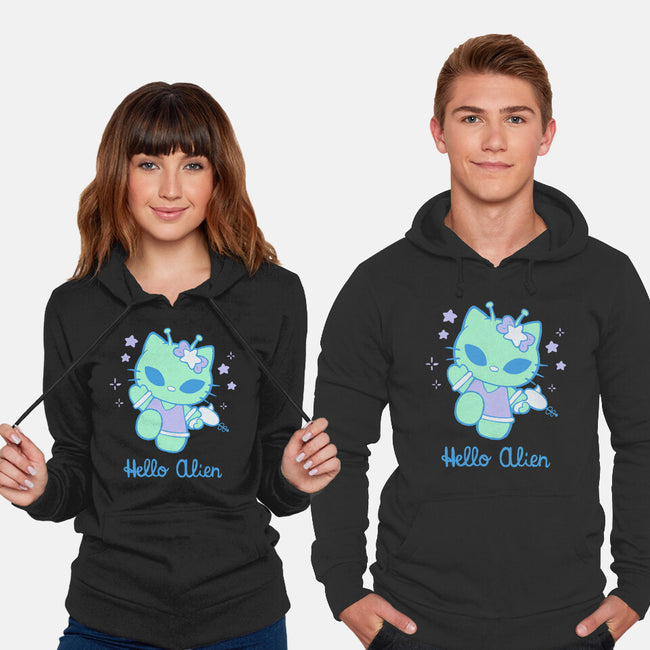 Hello Alien-Unisex-Pullover-Sweatshirt-xMorfina