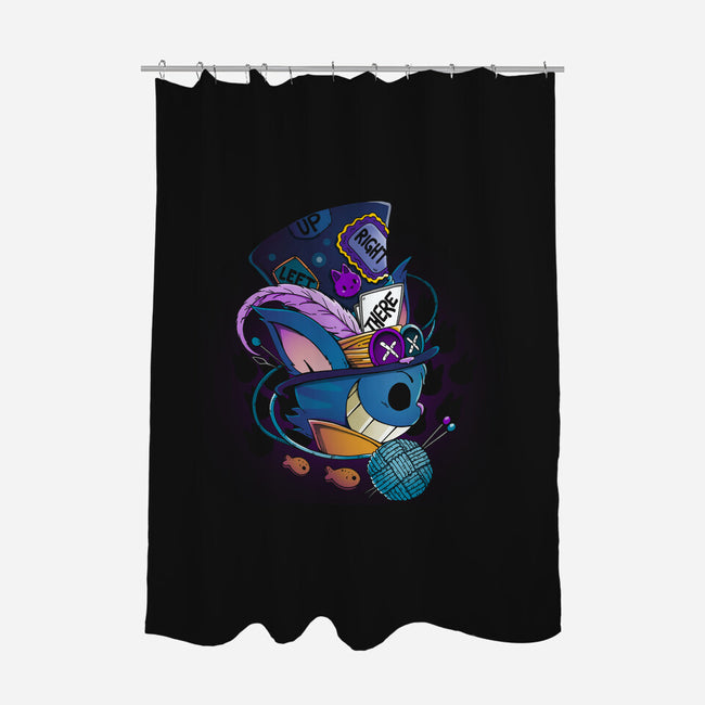 Weird Hatter-None-Polyester-Shower Curtain-Vallina84