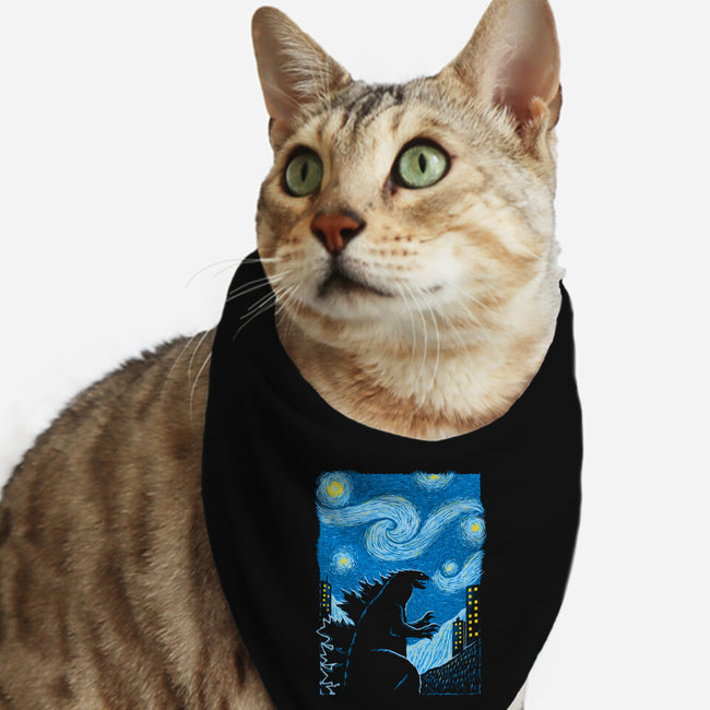 Gogh-Zilla-Cat-Bandana-Pet Collar-Umberto Vicente