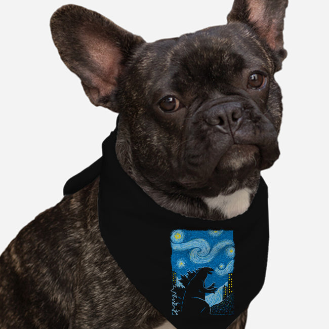 Gogh-Zilla-Dog-Bandana-Pet Collar-Umberto Vicente