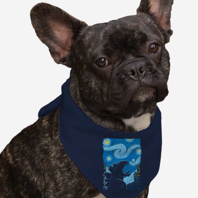 Gogh-Zilla-Dog-Bandana-Pet Collar-Umberto Vicente