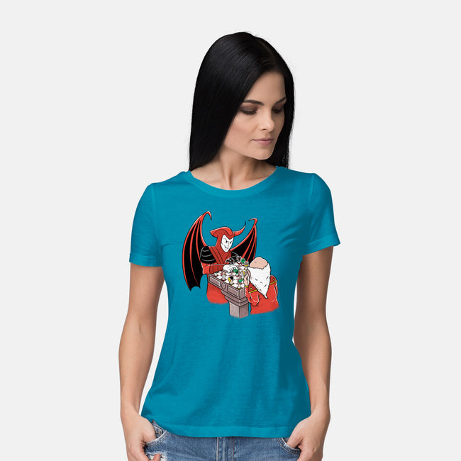 Masters Of Chess-Womens-Basic-Tee-Umberto Vicente