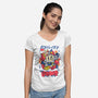 Da Bomb-Womens-V-Neck-Tee-Arinesart