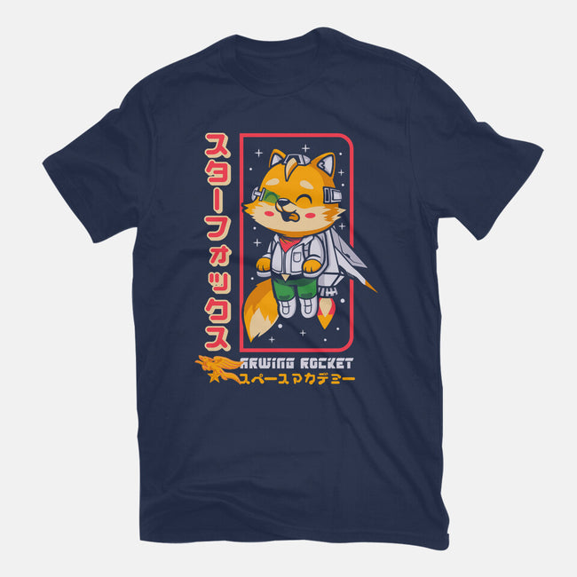 Space Foxey-Womens-Fitted-Tee-Arinesart