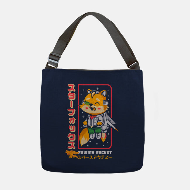 Space Foxey-None-Adjustable Tote-Bag-Arinesart