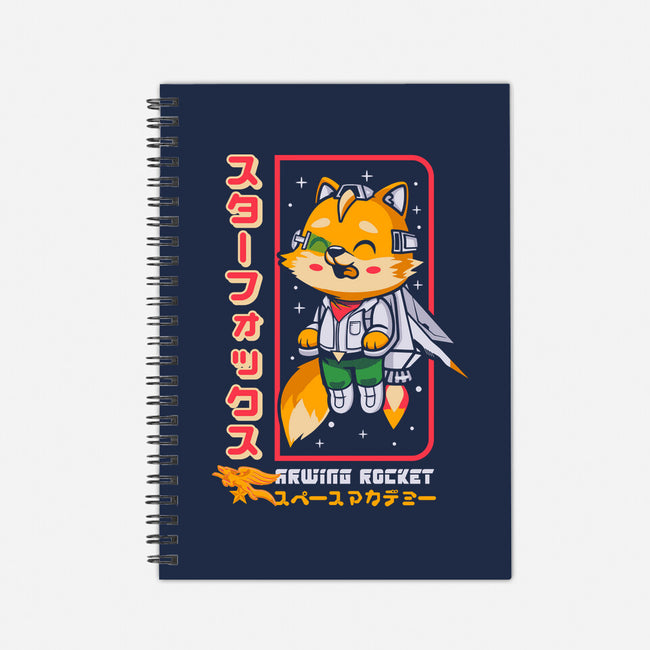 Space Foxey-None-Dot Grid-Notebook-Arinesart